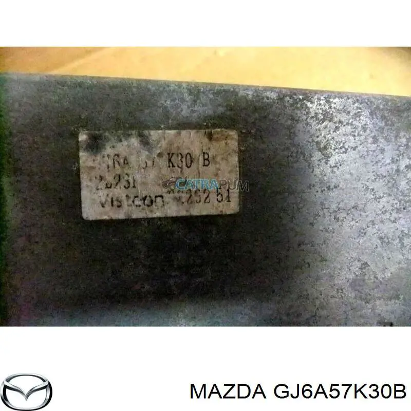 GJ6A57K30B Mazda procesador del modulo de control de airbag