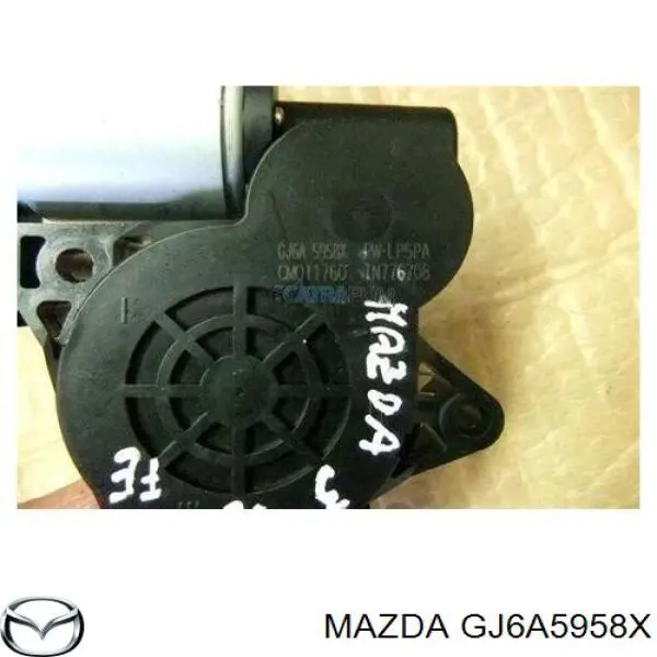 Comprar GJ6A5958XD Mazda Motor ventanilla coche, puerta delantera izquierda