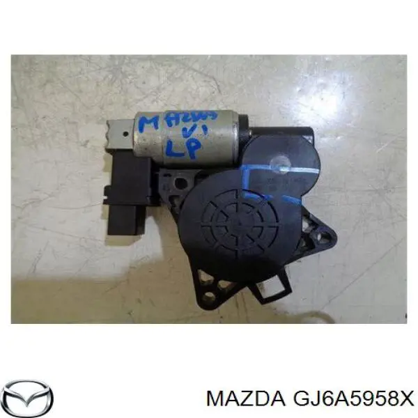 Motor eléctrico, elevalunas, puerta delantera para Mazda 6 (GY)