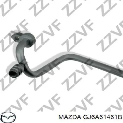 GJ6A61461B Mazda tubería de alta presión, aire acondicionado, de compresor aire acondicionado a condensador