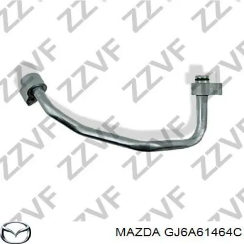 GJ6A61464C Mazda tubería de alta presión, aire acondicionado, de compresor aire acondicionado a condensador