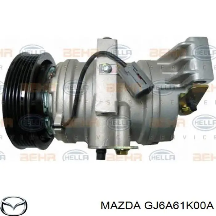 GJ6A61K00A Mazda compresor de aire acondicionado
