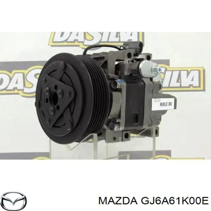 GJ6A61K00E Mazda compresor de aire acondicionado