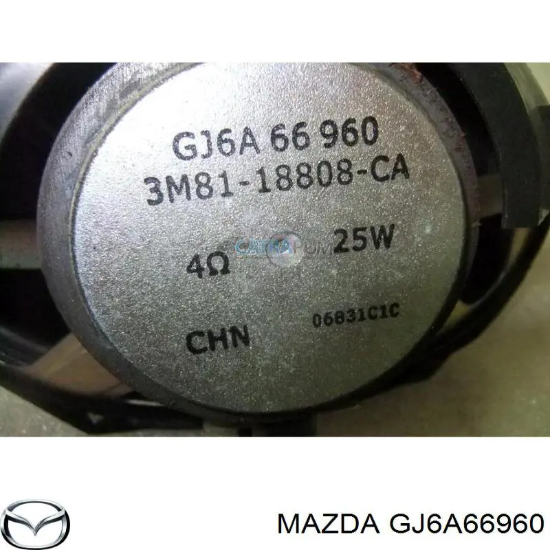 Comprar GJ6A66960 Mazda Altavoz de la puerta delantera