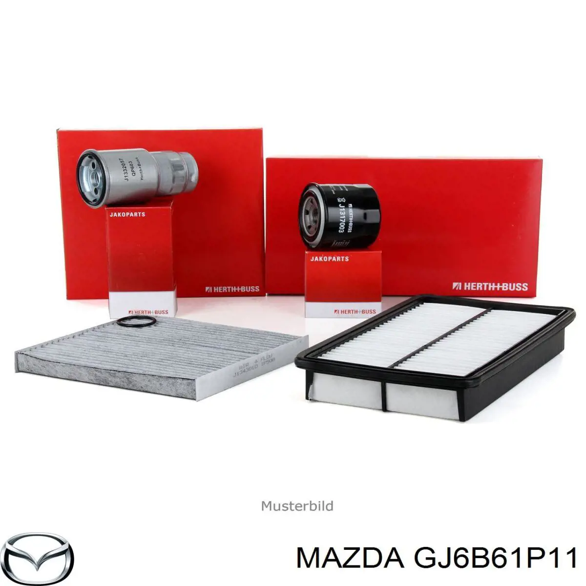 GJ6B61P11 Mazda Filtro antipolen