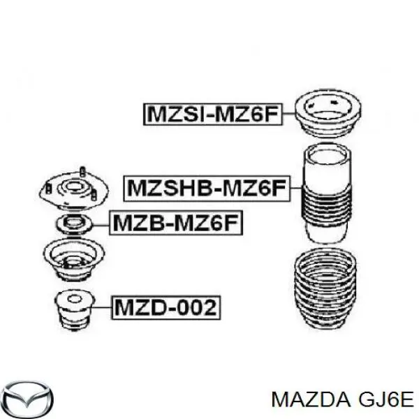 Engranaje de dirección Mazda GJ6E precio, desde 53,72 EUR