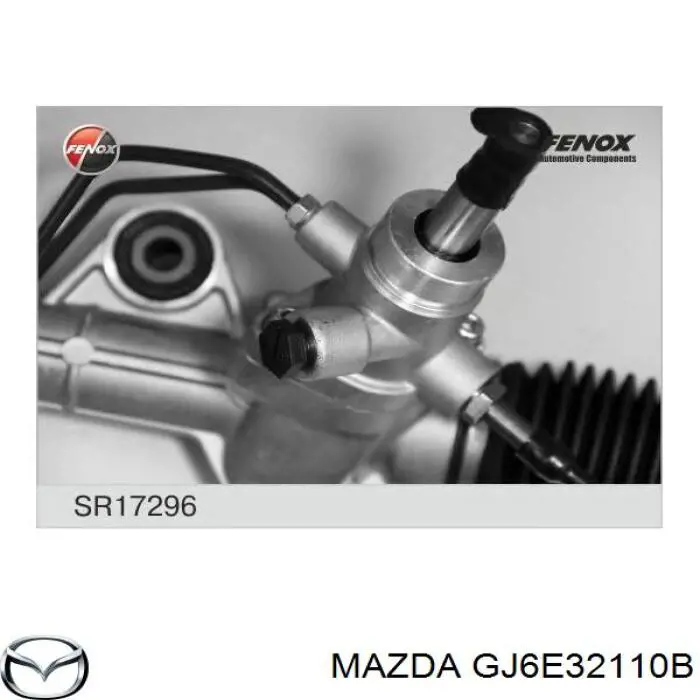 GJ6E-32-110B Mazda cremallera de dirección