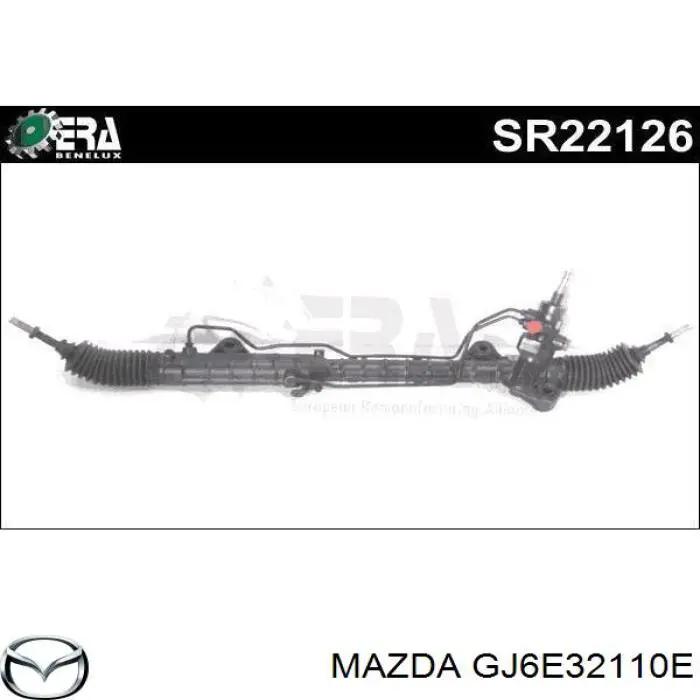 GJ6E32110E Mazda cremallera de dirección