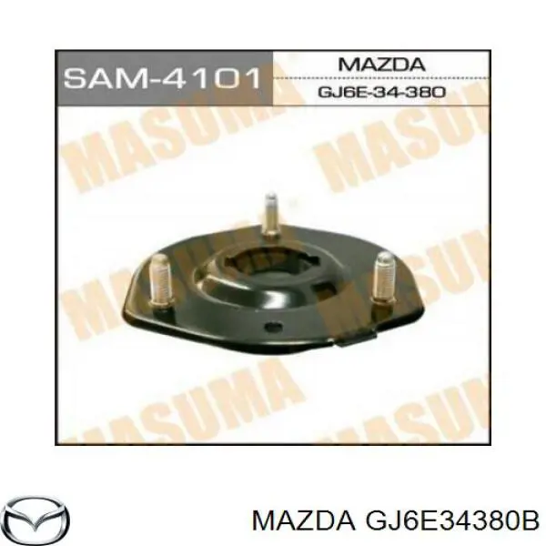 GJ6E34380B Mazda soporte amortiguador delantero