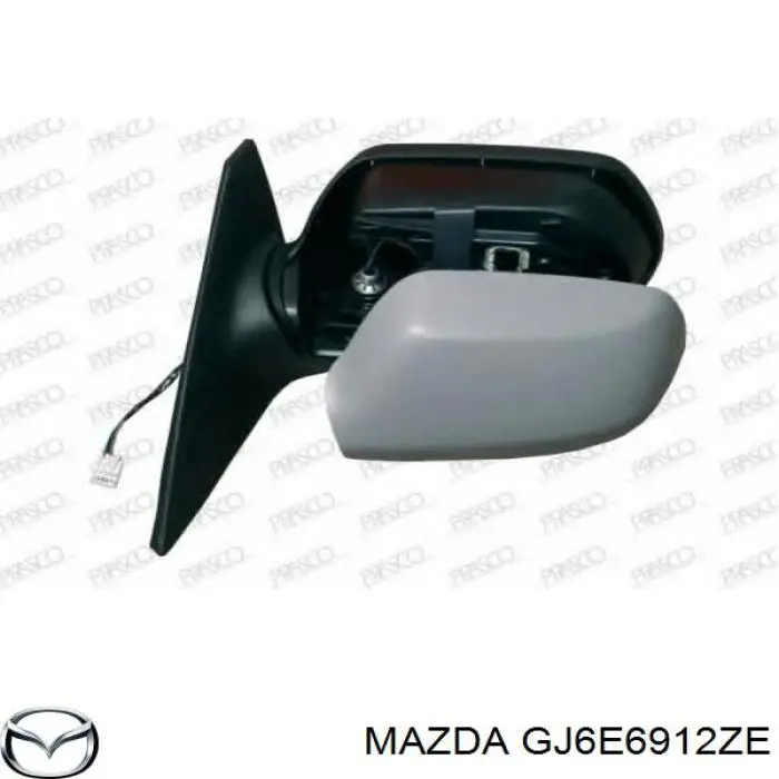 Comprar GJ6E6912ZE Mazda Espejo de retrovisor derecho