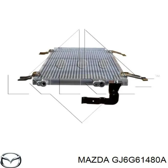  Condensador aire acondicionado Mazda 6 
