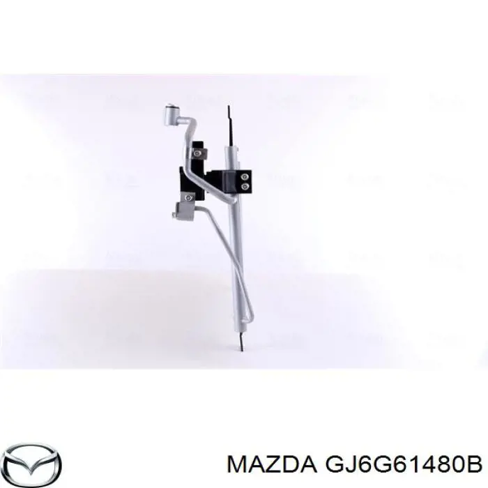 GJ6G61480B Mazda condensador aire acondicionado