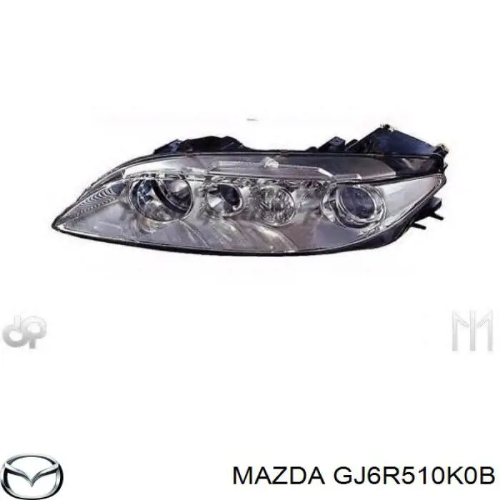 Faro derecho para Mazda 6 (GG)