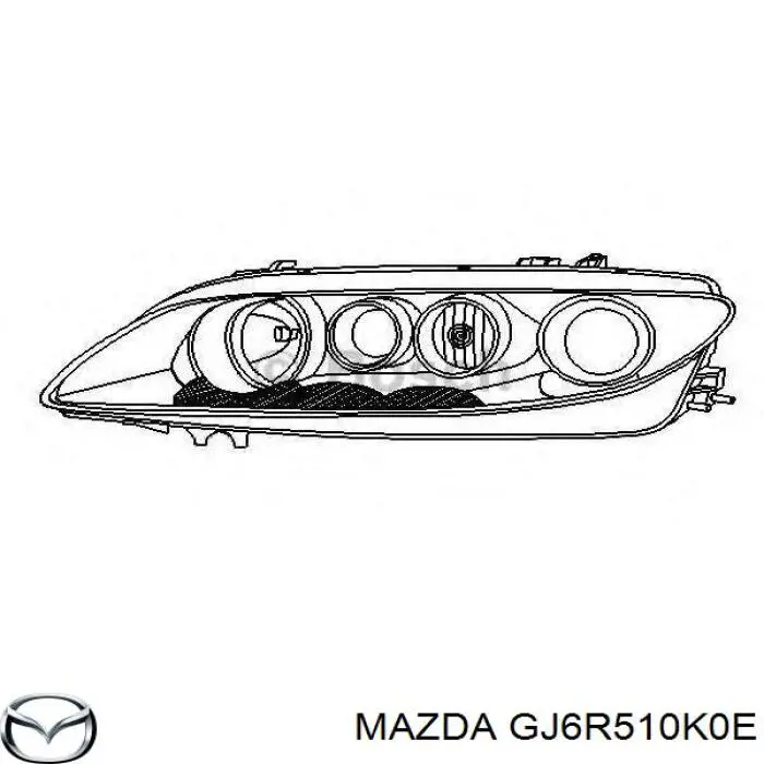 Faro derecho Mazda 6 GG
