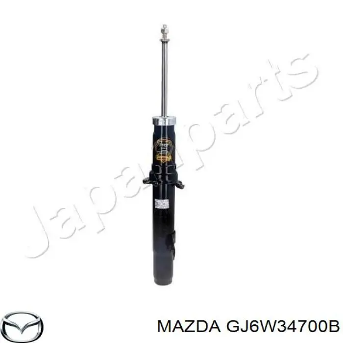 GJ6W34700B Mazda amortiguador frontal derecho