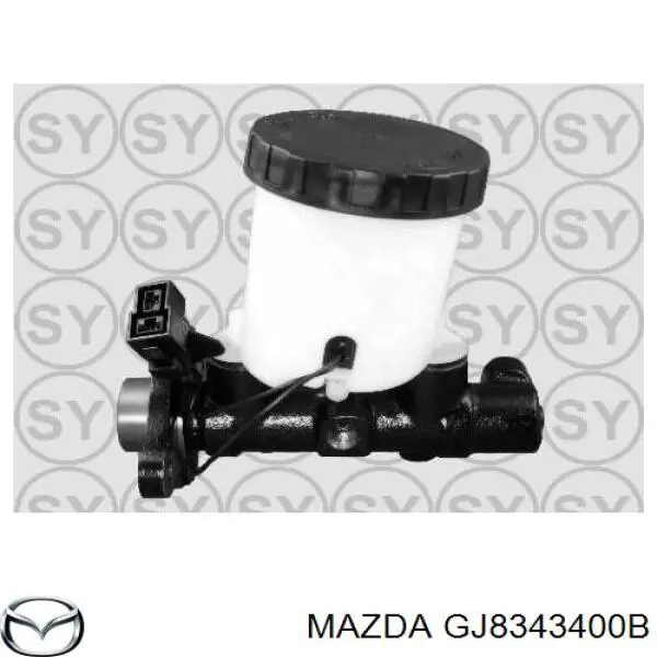 Cilindro maestro de frenos GJ8343400B Mazda
