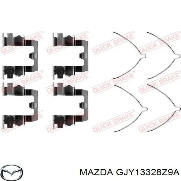 Pastillas de freno delanteras Mazda 626 3 GD