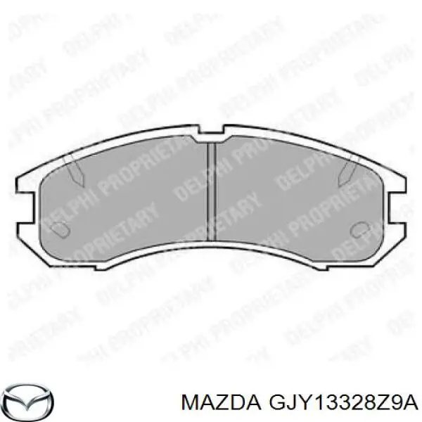 Pastillas de freno delanteras Mazda 626 3 GD