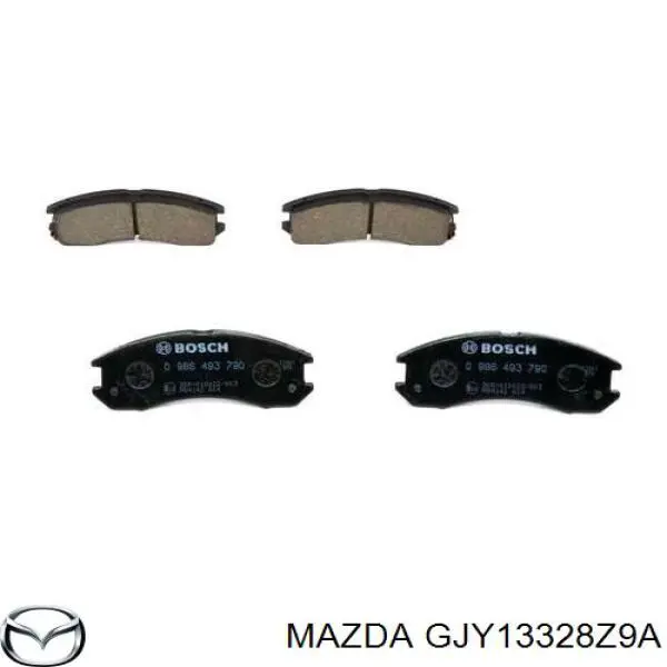 Pastillas de freno delanteras Mazda 626 3 GD