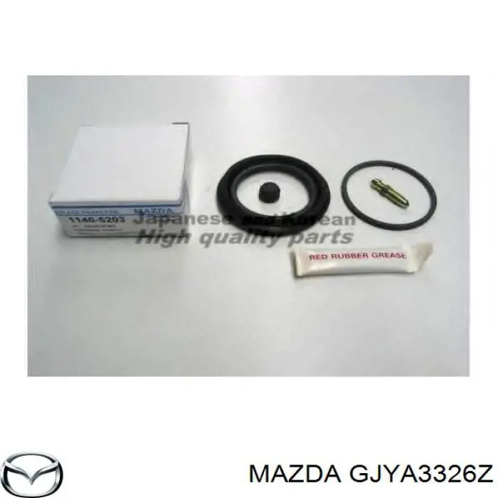 GJYA3326Z Mazda juego de reparación, pinza de freno delantero