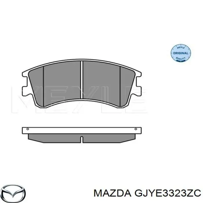 GJYE3323ZC Mazda pastillas de freno delanteras