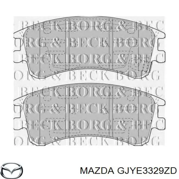 GJYE3329ZD Mazda pastillas de freno delanteras