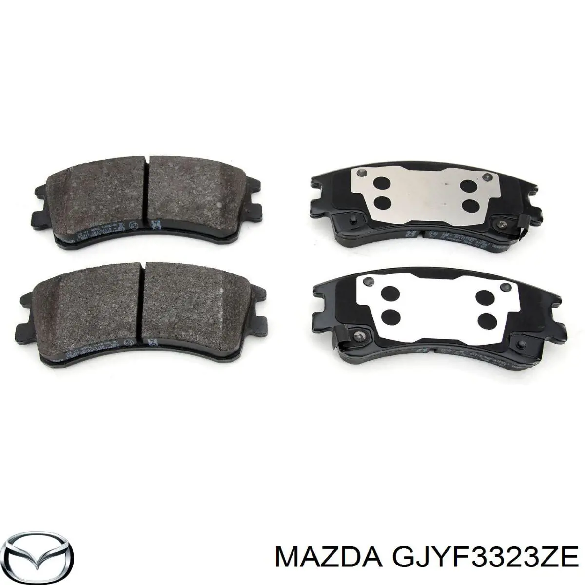 GJYF3323ZE Mazda pastillas de freno delanteras