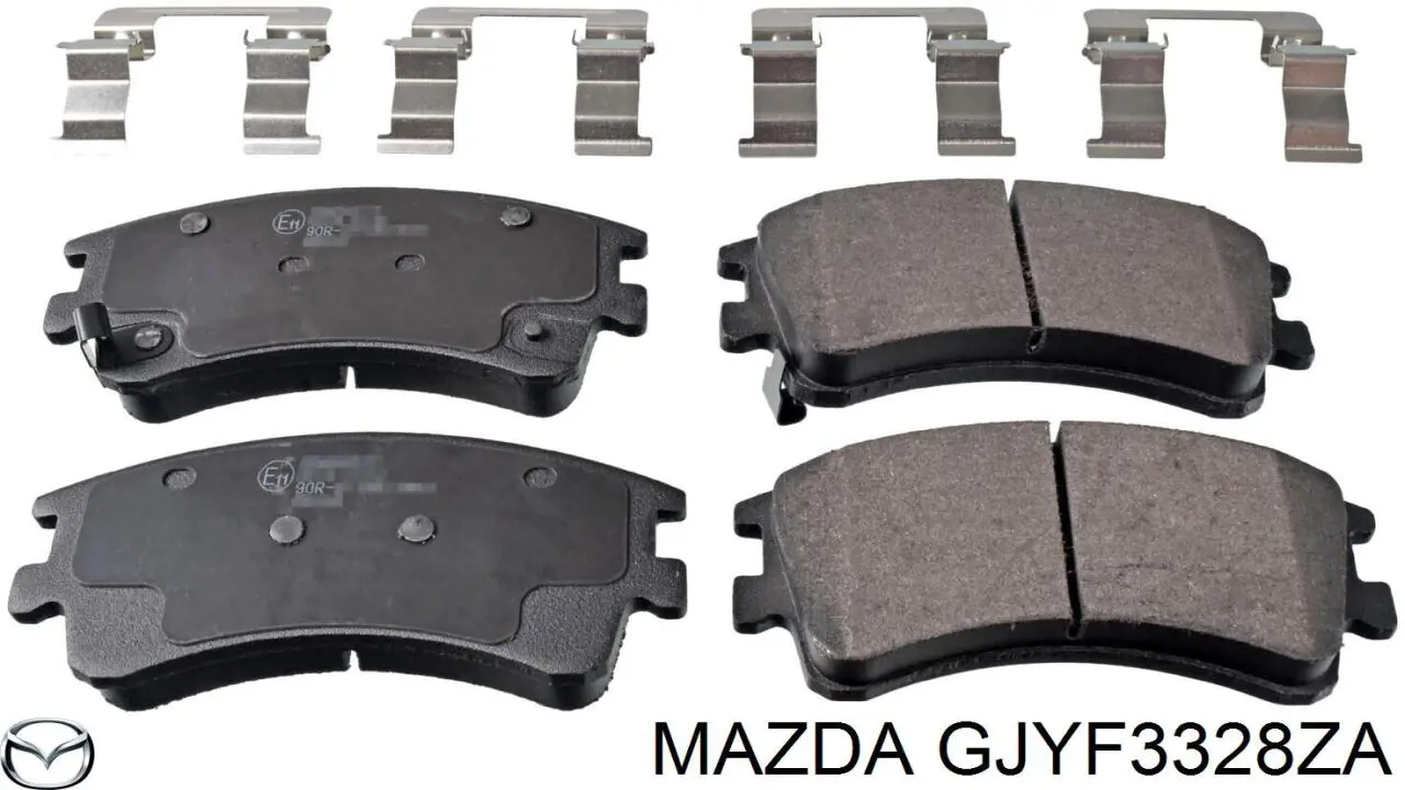 GJYF3328ZA Mazda pastillas de freno delanteras