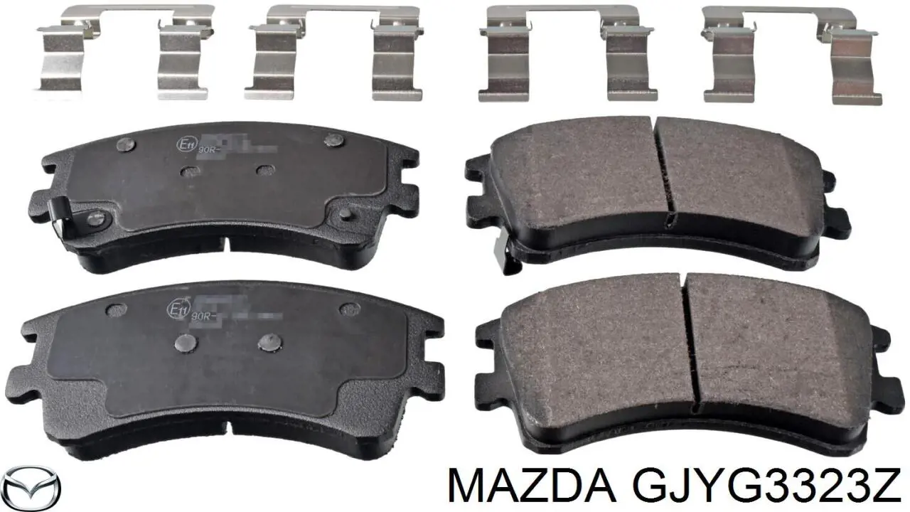 GJYG3323Z Mazda pastillas de freno delanteras