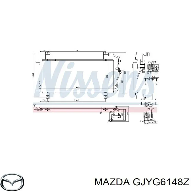 Comprar Condensador aire acondicionado Mazda 6 MPS GG