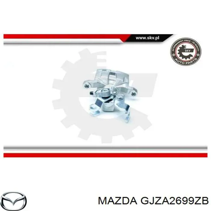 Pinza de freno trasera izquierda Mazda GJZA2699ZB precio, desde 53,72 EUR