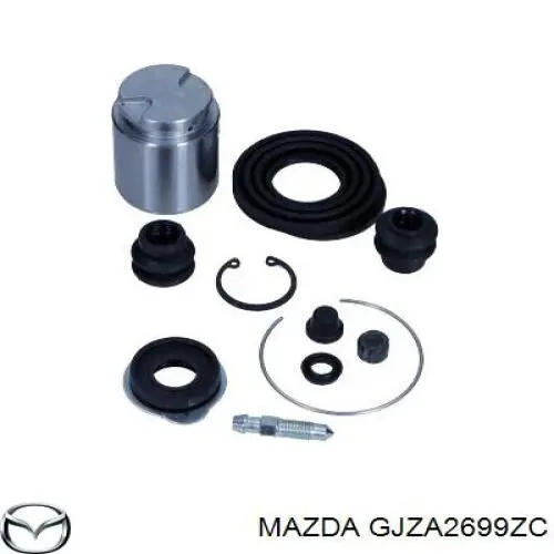 GJZA2699ZC Mazda pinza de freno trasera izquierda