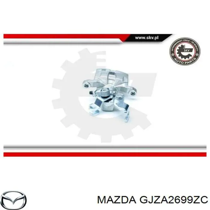 Pinza de freno trasera izquierda Mazda GJZA2699ZC precio, desde 58,46 EUR