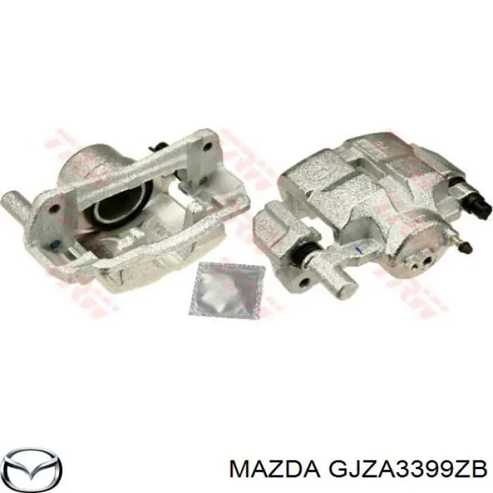 GJZA3399ZB Mazda pinza de freno delantera izquierda