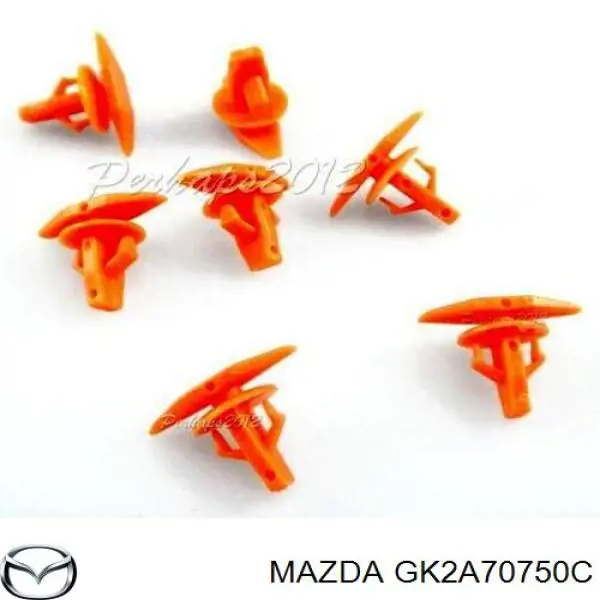 GK2A70750C Mazda Panel trasero del maletero