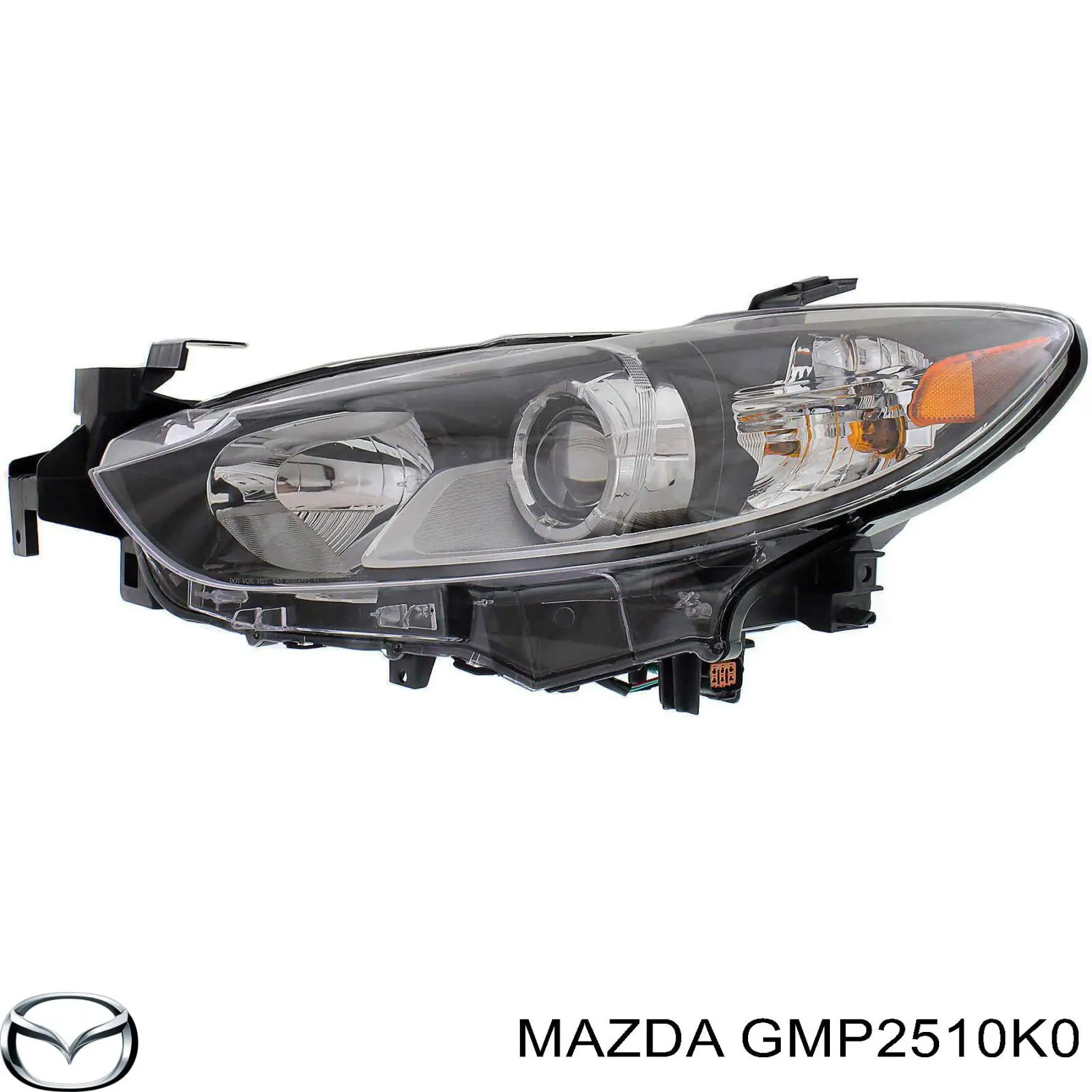 GMP2510K0 Mazda faro derecho