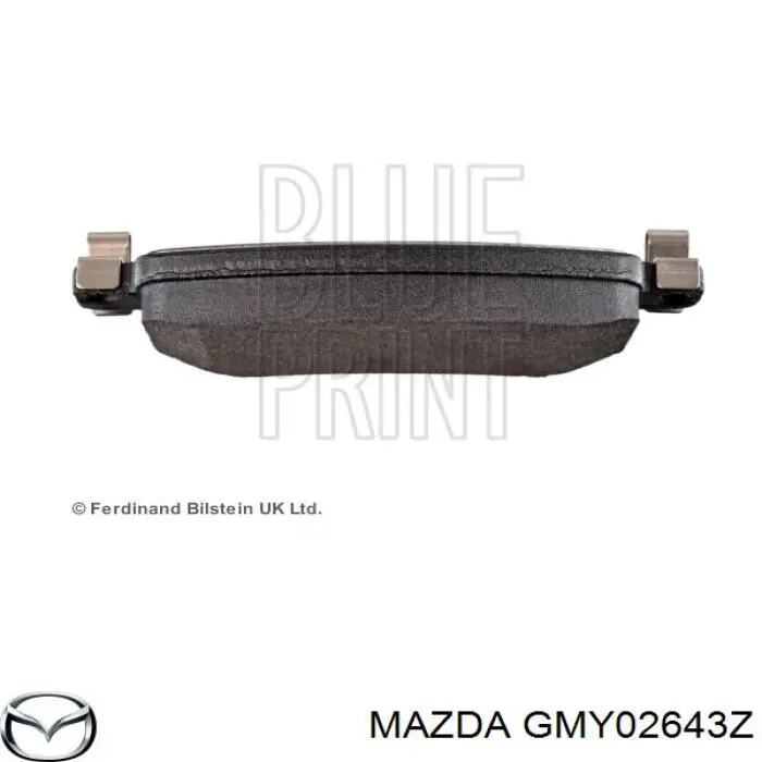 GMY02643Z Mazda pastillas de freno traseras