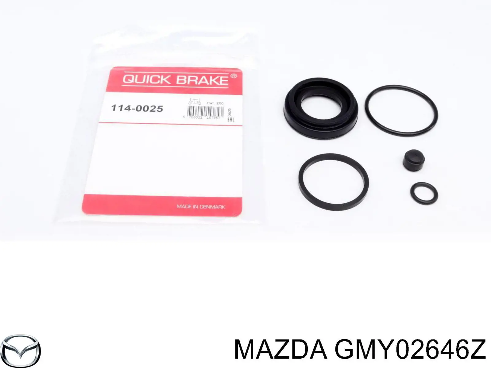 Juego de reparación de pinza de freno trasero GMY02646Z MAZDA