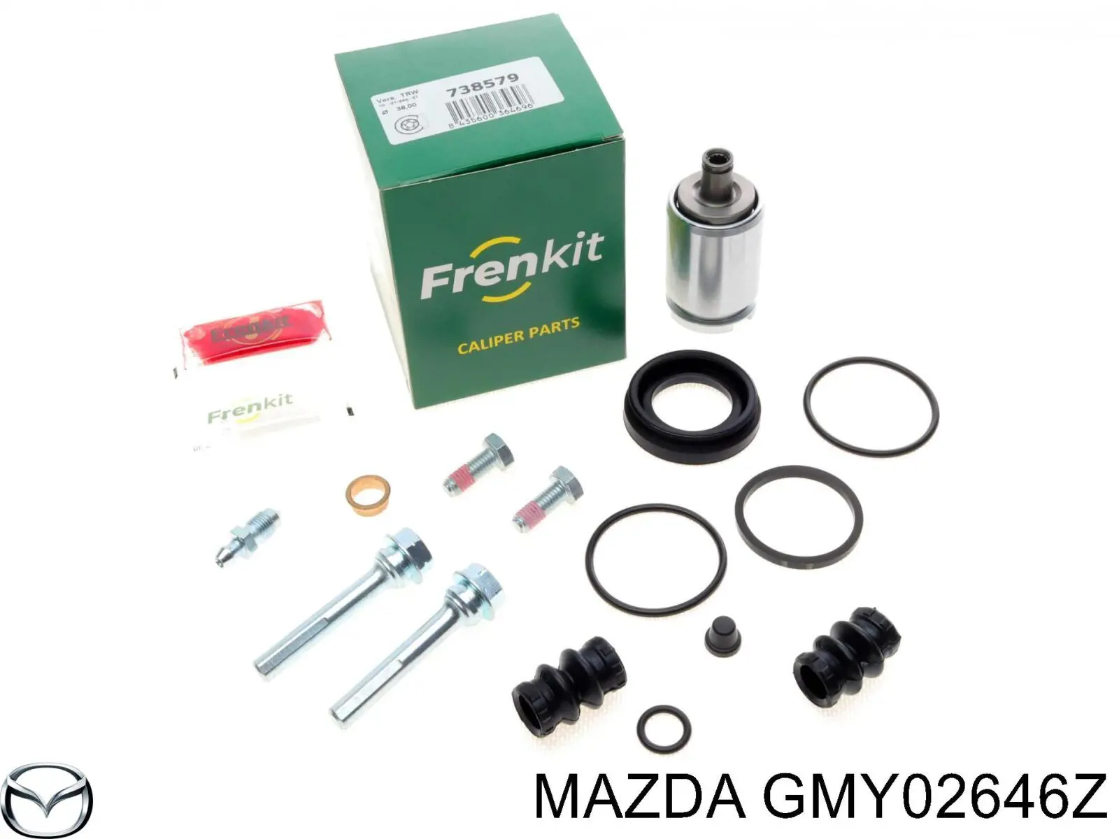 Comprar GMY02646Z Mazda Juego de reparación, pinza de freno trasero