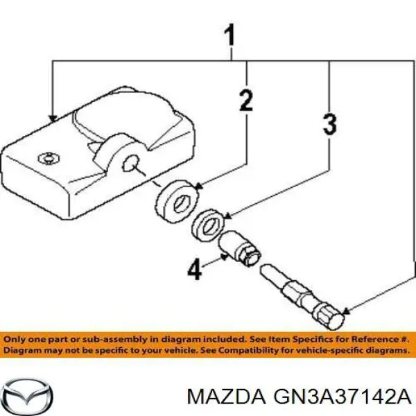 GN3A37142A Mazda