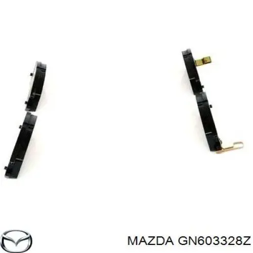 Pastillas de freno delanteras Mazda 626 3 GD