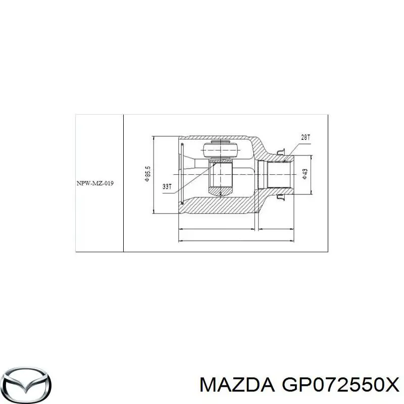  Mazda GF0922520
