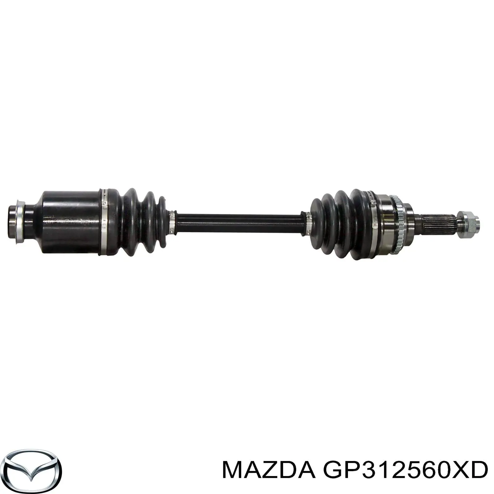 GP312560XD Mazda árbol de transmisión delantero izquierdo