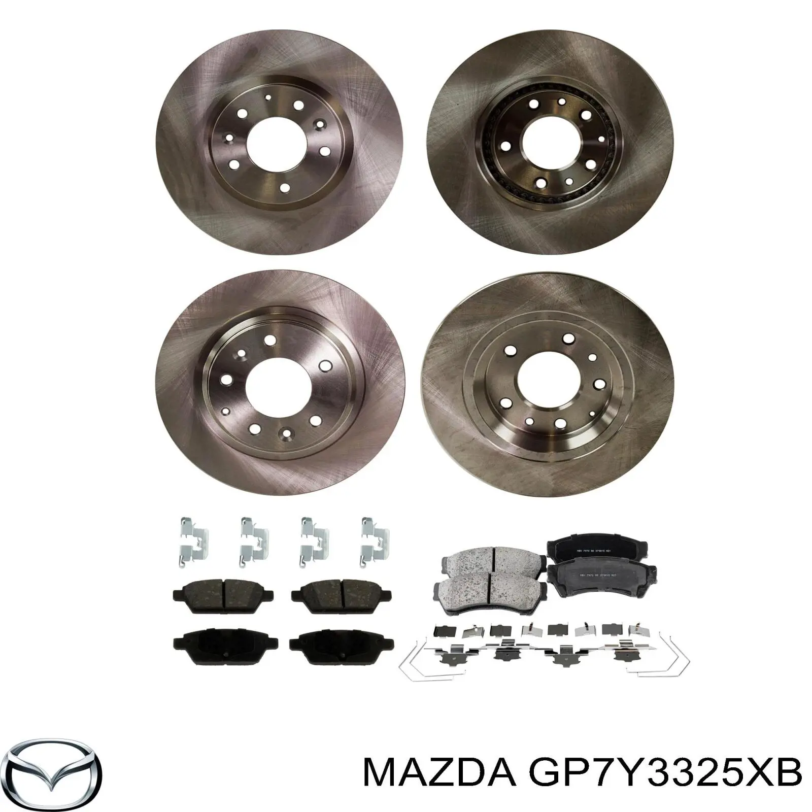 Frenos delanteros Mazda GP7Y3325XB precio, desde 45,51 EUR