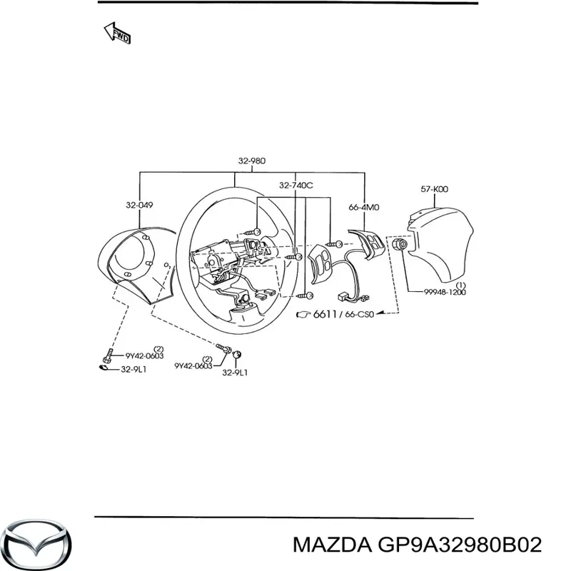 Volante Mazda 6 (GG)