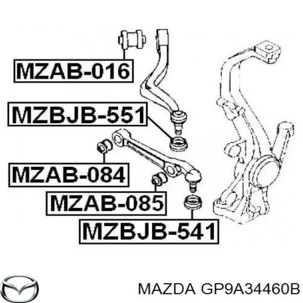 Comprar GP9A34460B Mazda Silentblock