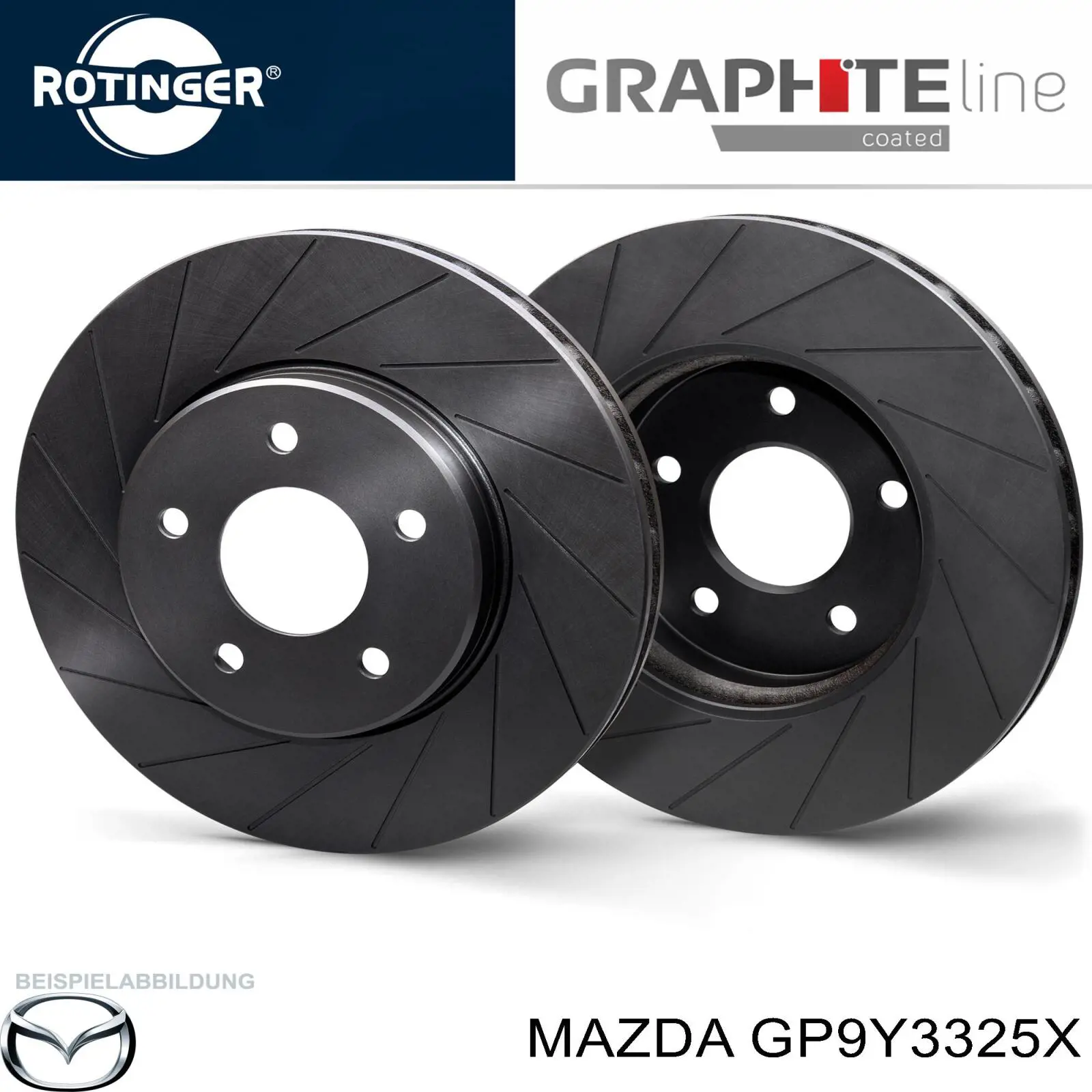 Comprar GP9Y3325X Mazda Freno de disco delantero
