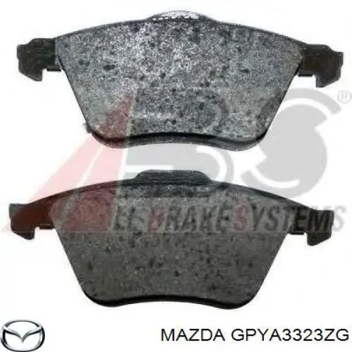 GPYA3323ZG Mazda pastillas de freno delanteras