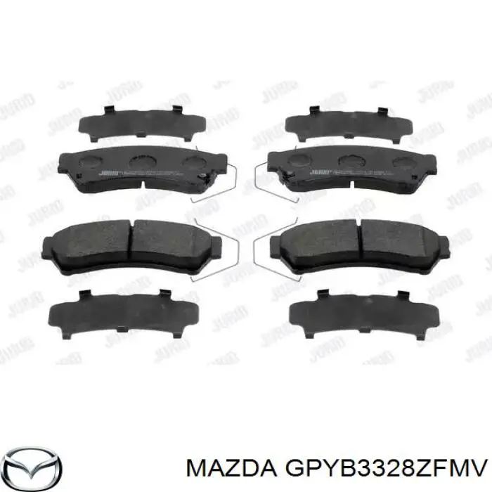 GPYB3328ZFMV Mazda pastillas de freno delanteras