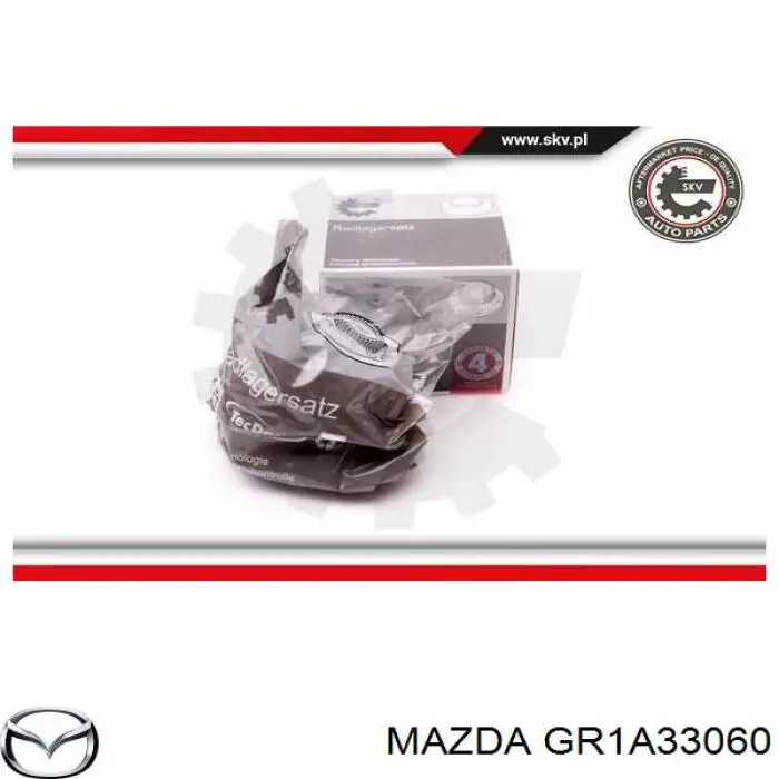 GR1A33060 Mazda cubo de rueda delantero